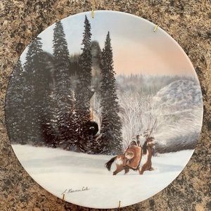 Collectors plate “Wolf Ridge”